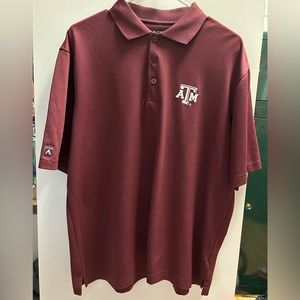 Antigua Mens M Maroon Texas A&M polo. Great condition.